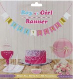 Noname Zászlófüzér Boy or girl 12db 16x20cm-es zászló 624055