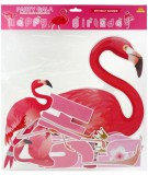 Noname Zászlófüzér Happy Birthday rózsaszín flamingó 602838