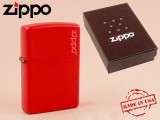 Noname Zippo öngyújtó matt piros 233zl - Benzines öngyújtók