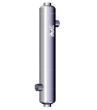 Nordic hengeres hőcserélő 175kW, medence fűtésre, rozsdamentes acélból, 200m3 medencéig javasolt Spirec uszoda hőcserlő kiváltására