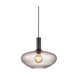 NORDLUX Alton 35 1 ágú függeszték, fekete, E27, max. 60W, 35cm átmérő, 48973047