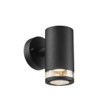 NORDLUX Birk kültéri fali lámpa, fekete, GU10, max. 28W, 45521003