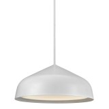 NORDLUX Fura 25 1 ágú függeszték, fehér, 2200K-2700K változtatható fehér, beépített LED, 12W, 25cm átmérő, 48103001