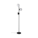 NORDLUX Lilly állólámpa, fekete, E14, max. 3X15W, 15cm átmérő, 48613003