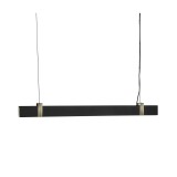 NORDLUX Lilt 1 ágú függeszték, fekete, 2700K melegfehér, beépített LED, 27, 2000 lm, 3.7cm átmérő, 2010603003