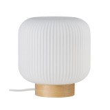 NORDLUX Milford asztali lámpa, barna, E27, max. 40W, 20cm átmérő, 48915001