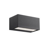 NORDLUX Nene kültéri fali lámpa, fekete, 3000K melegfehér, beépített LED, 6W , 480 lm, 872723