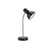 NORDLUX Texas asztali lámpa, fekete, E27, max. 60W, 12.5cm átmérő, 47615003