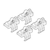 NORDRIVE Fitting Kit 3 csomagtartó talpszett