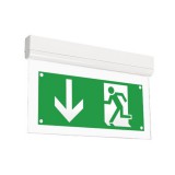 NORMALUX SG-K LED 2.5W 1h 100lm 5700K (hidegfehér) IP20 állandó üzemű irányfény, piktogram szettel együtt