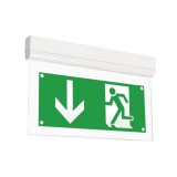 NORMALUX SGE-K LED 2.5W 1h 100lm 5700K (hidegfehér) IP20 készenléti üzemű irányfény, piktogram szettel együtt