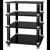 NorStone Stabbl HiFi állvány, fekete