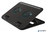 Notebook állvány, ventilátorral, USB, TRUST 'Cyclone'