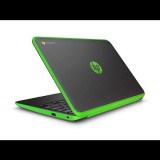 Notebook HP ChromeBook 11 G4 Celeron N2840 | 4GB DDR3 | 16GB (eMMC) SSD | NO ODD | 11,6" | 1366 x 768 | Webcam | Intel HD | Chrome OS | HDMI | Silver | Green (15210029) - Felújított Notebook