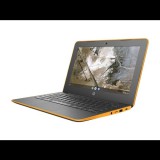 Notebook HP ChromeBook 11 G6 EE Celeron N3350 | 4GB DDR4 | 16GB (eMMC) SSD | NO ODD | 11,6" | 1366 x 768 | Webcam | Intel HD 500 | Chrome OS | HU keyboard | Silver | Orange (1529418) - Felújított Notebook