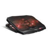 Notebook Hűtőpad 17"-ig - AD-RC4 (fém rács; 2x12,5cm+2x7cm venti) (RAMPAGE_23441)