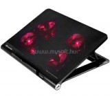 Notebook Hűtőpad 17"-ig - FN-31 RD (28dB; max. 127.42m3/h; 4x14cm, piros LED, 2xUSB2.0) (MARVO_FN-31_RD)