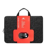 Notebook táska, 15,6, vezeték nélküli egérrel, RIVACASE Anvik 7916, fekete (NTRA7916E)