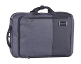 Notebook táska, 2in1, hátizsákká alakítható, PULSE Neptun gray (PLS121377)