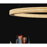 Nova Luce 1 ágú függeszték, arany, 3000K melegfehér, beépített LED, 1x80W, 4452 lm, 9285810