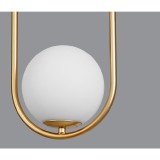 Nova Luce 1 ágú függeszték, arany, G9 foglalattal, max. 1x5W, 9988170