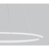 Nova Luce 1 ágú függeszték, fehér, 3000K melegfehér, beépített LED, 1x30W, 1480 lm, 9010021