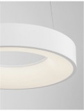 Nova Luce 1 ágú függeszték, fehér, 3000K melegfehér, beépített LED, 1x30W, 1950 lm, 9453430