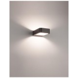 Nova Luce ACQUA kültéri fali lámpa, szürke, 3000K melegfehér, beépített LED, 1x6W, 280 lm, 713312
