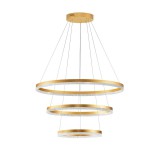 Nova Luce ADRIA függeszték, arany, 3000K melegfehér, beépített LED, 1x97W, 9452 lm, 9530232