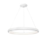 Nova Luce ALBI 1 ágú függeszték, fehér, 3000K melegfehér, beépített LED, 1x50W, 2500 lm, 8105601D