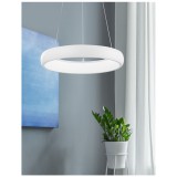 Nova Luce ALBI 1 ágú függeszték, fehér, 3000K melegfehér, beépített LED, 32W, 1950 lm, 8105618