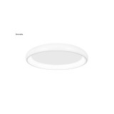 Nova Luce ALBI mennyezeti lámpa, fehér, 3000K melegfehér, beépített LED, 32W, 1952 lm, 8105605D