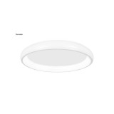 Nova Luce ALBI mennyezeti lámpa, fehér, 3000K melegfehér, beépített LED, 50W, 2876 lm, 8105606D