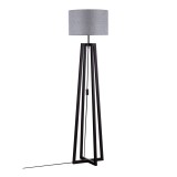 Nova Luce állólámpa, szürke, E27 foglalattal, max. 1x12W, 9001082