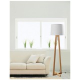 Nova Luce ALMA állólámpa, fehér, E27 foglalattal, max. 1x42W, 40202