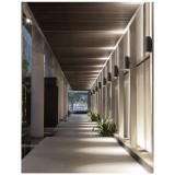 Nova Luce ALP kültéri fali lámpa, fekete, 3000K melegfehér, beépített LED, 1x20W, 1200 lm, 9010009