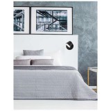 Nova Luce AMADEO fali lámpa, fekete, 3000K melegfehér, beépített LED, 1x6W, 528 lm, 8223602