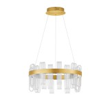 Nova Luce ARGO függeszték, arany, 3000K melegfehér, beépített LED, 1x81W, 3120 lm, 9756714