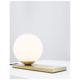 Nova Luce asztali lámpa, matt arany, E14 foglalattal, max. 1x28W, 9012922
