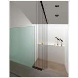 Nova Luce BLADE kültéri beépíthető lámpa, fekete, 3000K melegfehér, beépített LED, 1x12W, 720 lm, 9232120