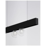 Nova Luce BUXTON 01 sín, profile mágnes profilos sínrendszerhez, fekete, max. 300W, 8252001