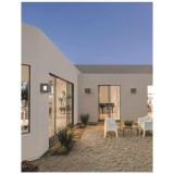 Nova Luce CASTRO kültéri fali lámpa, szürke, E27 foglalattal, max. 1x12W, 9762161