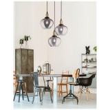 Nova Luce CEDRO több ágú függeszték, szürke, E27 foglalattal, max. 3x28W, 8436404