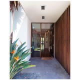 Nova Luce CERISE kültéri mennyezeti lámpa, szürke, GU10-MR16 foglalattal, max. 1x35W, 9020022