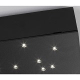 Nova Luce CIELO mennyezeti lámpa, fekete, 3000K melegfehér, beépített LED, 1x8W, 930 lm, 9180382