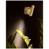 Nova Luce CLIP fali lámpa, arany, 3000K melegfehér, beépített LED, 1x3W, 190 lm, 9030203