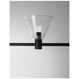 Nova Luce COCKTAIL sínre szerelhető lámpa, decorative mágneses sínrendszerhez, fekete, 3000K melegfehér, beépített LED, 1x5W, 220 lm, 9090291
