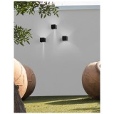 Nova Luce COMO kültéri fali lámpa, fekete, 3000K melegfehér, beépített LED, 1x6W, 510 lm, 847408