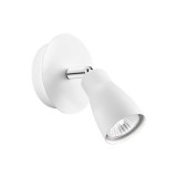 Nova Luce CONO spotlámpa, fehér, GU10-MR16 foglalattal, max. 1x50W, 668001