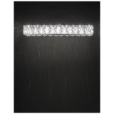 Nova Luce CORONA fali lámpa, króm, 3000K melegfehér, beépített LED, 1x8W, 480 lm, 83399202